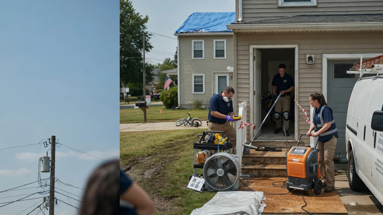 Water Damage Repair in Vallonia, IN near me